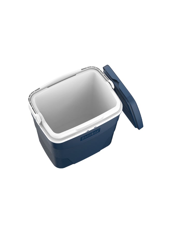 كوزموبلاست تشيلبوكس صندوق ثلج خفيف الوزن ومتين أزرق لؤلؤي وأبيض 12 لتر IFEPCB012PB - Image 3